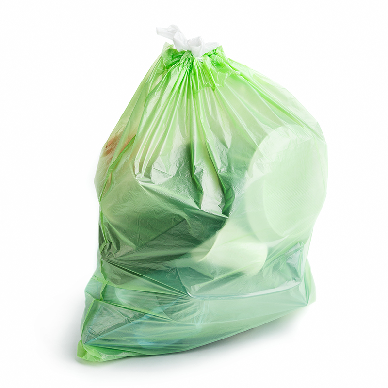Compostable garbage bags