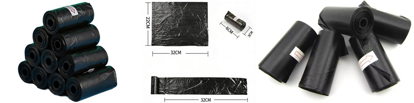 Black Dog Poop Bags